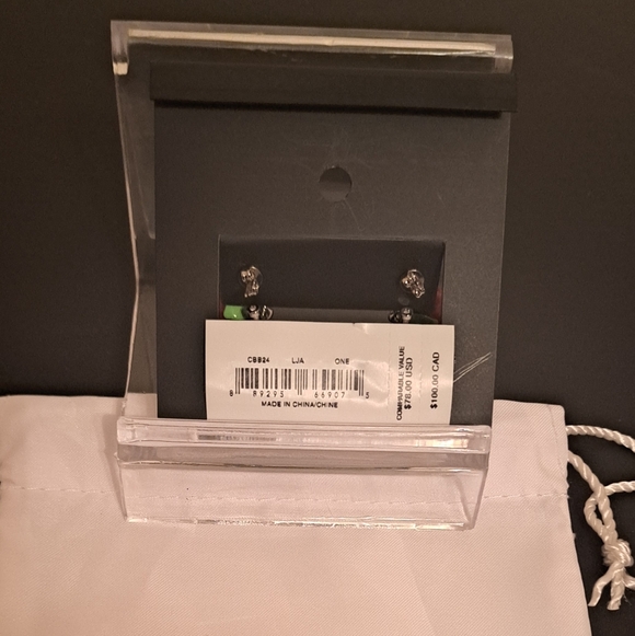 Coach Strawberry Earrings NWT, dust bag included. - Picture 2 of 3